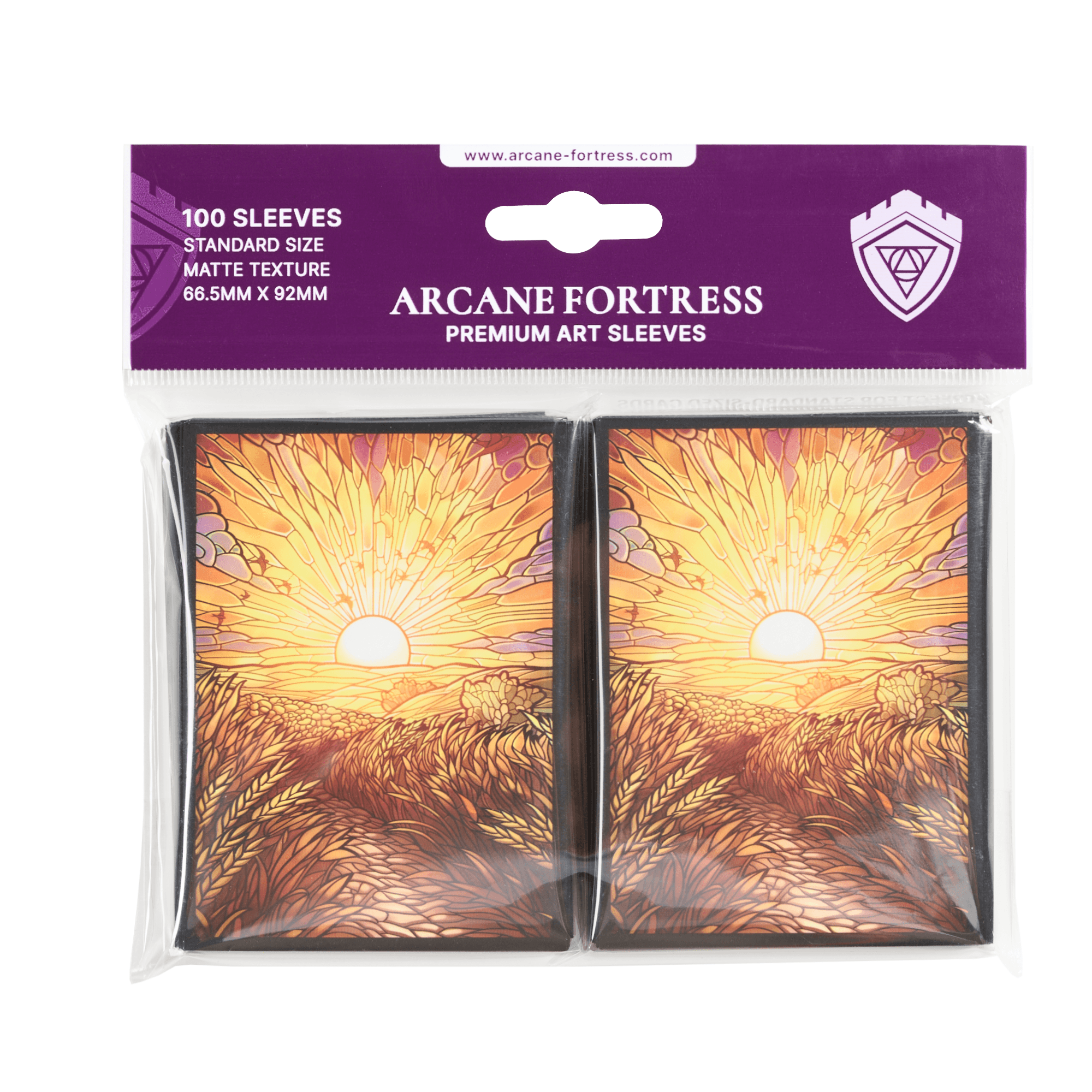 Arcane Fortress Matte Artwork Sleeves - Golden Plains