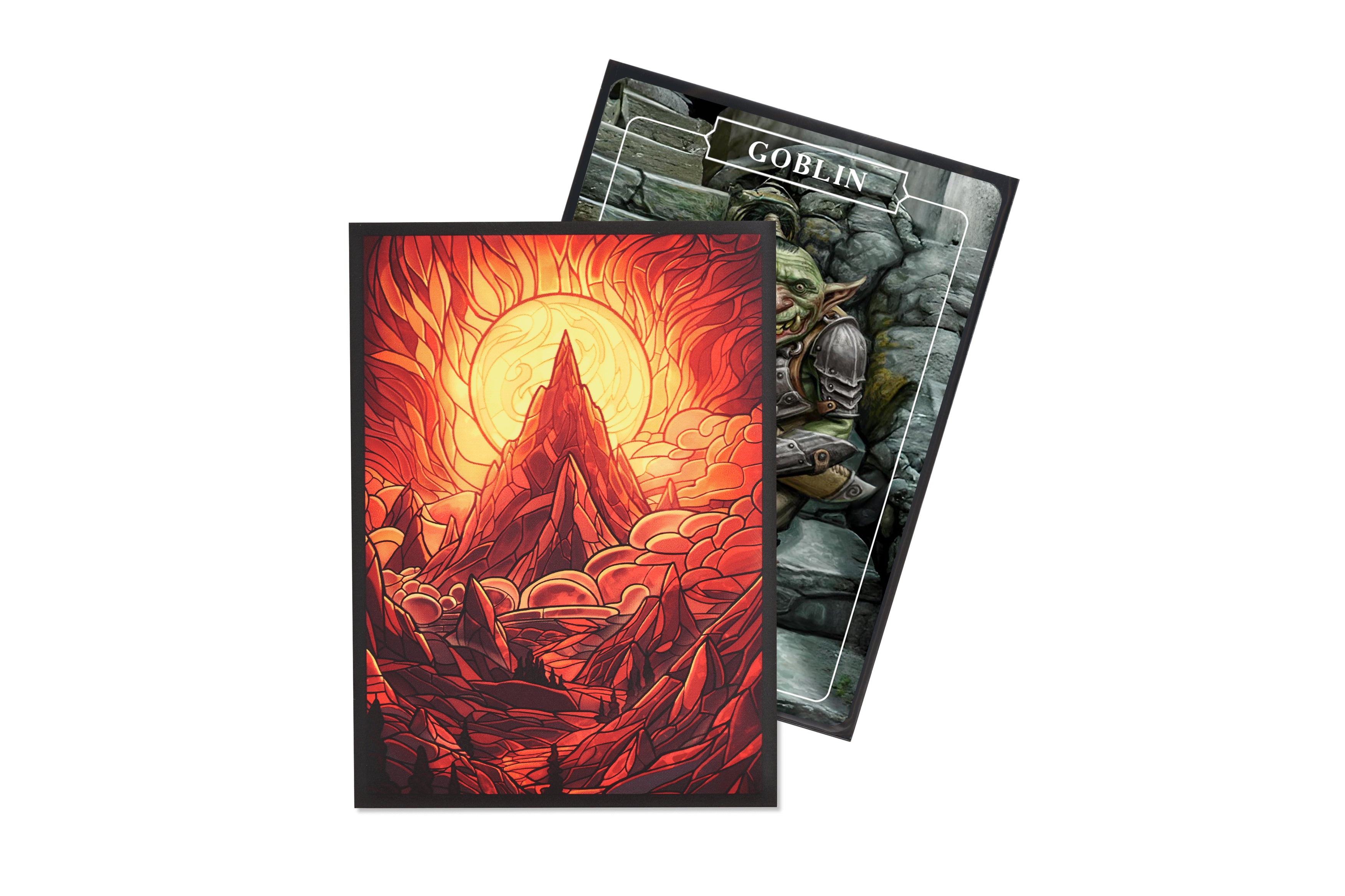Arcane Fortress Matte Artwork Sleeves - Burning Mountain