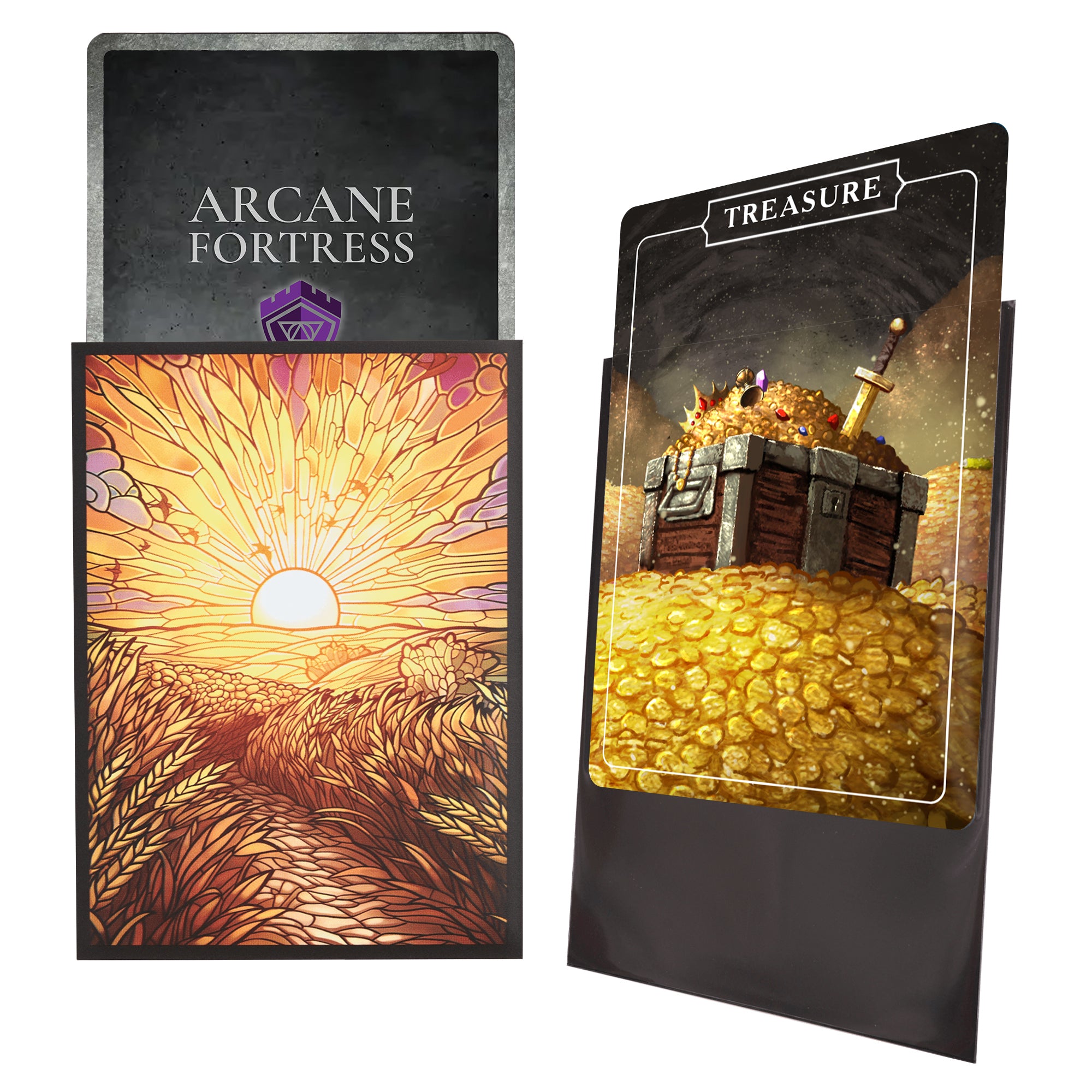 Arcane Fortress Matte Artwork Sleeves - Golden Plains