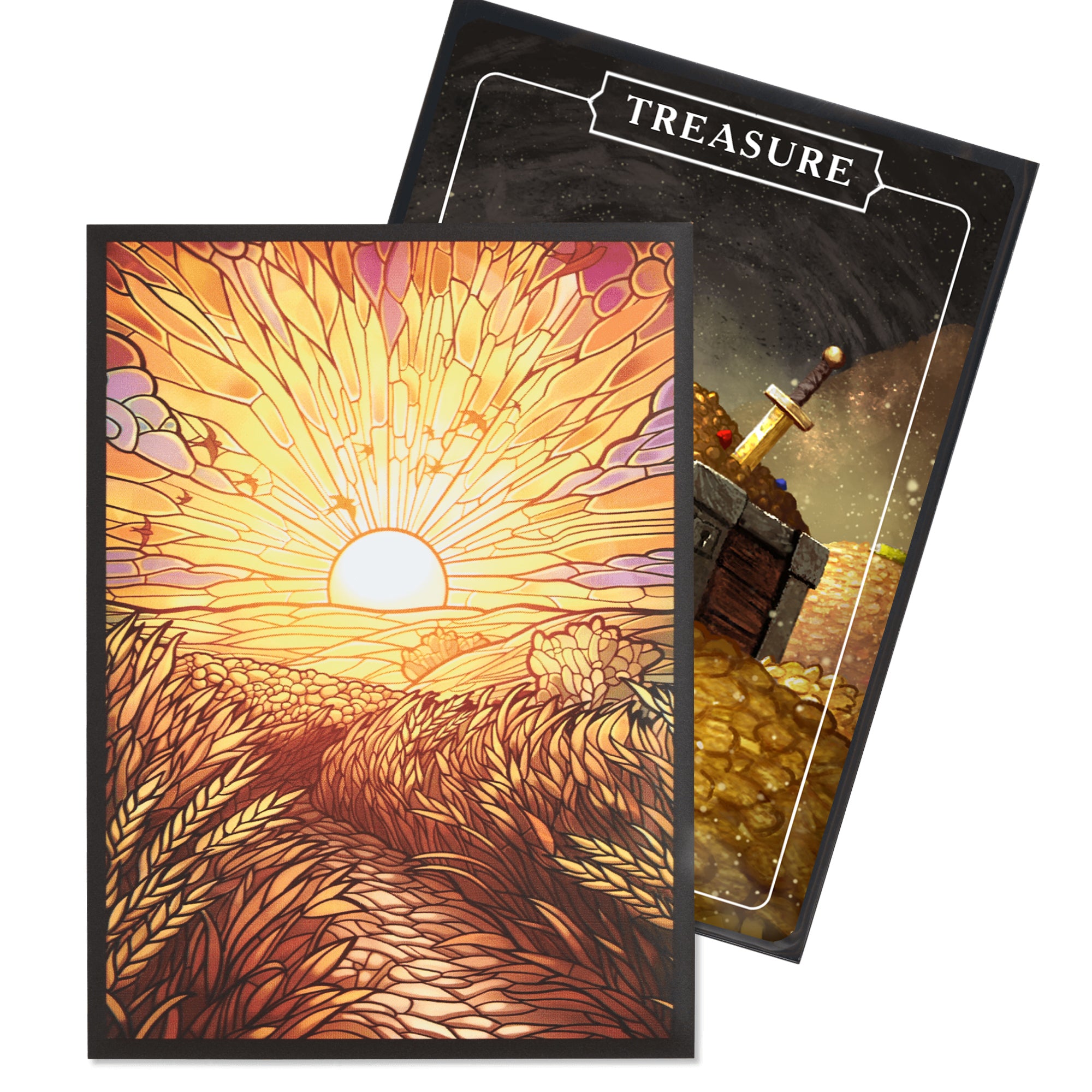 Arcane Fortress Matte Artwork Sleeves - Golden Plains