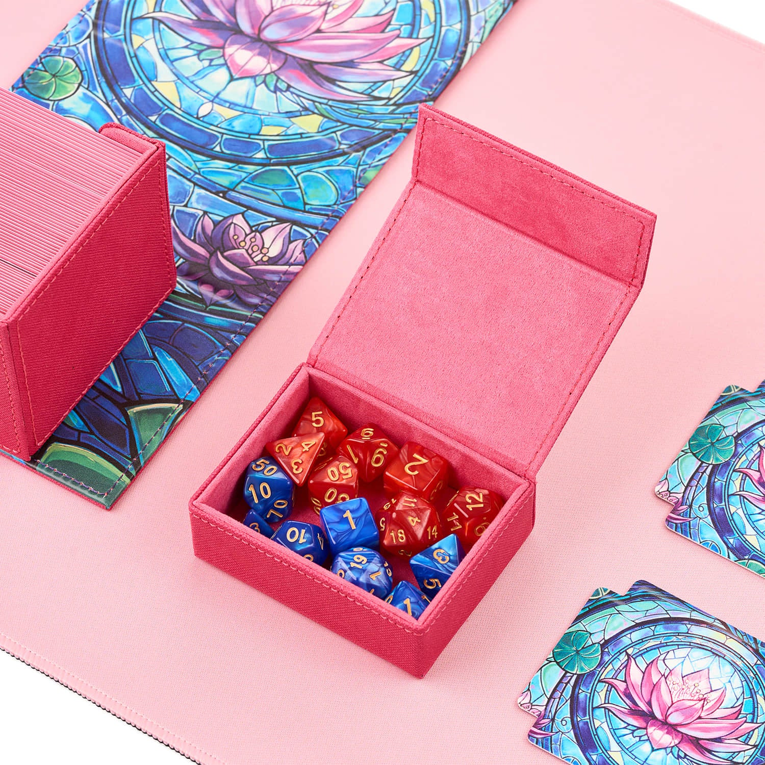 Arcane Fortress - Radiant 100+ Deluxe Deck Vault - PINK- Blossom Grace