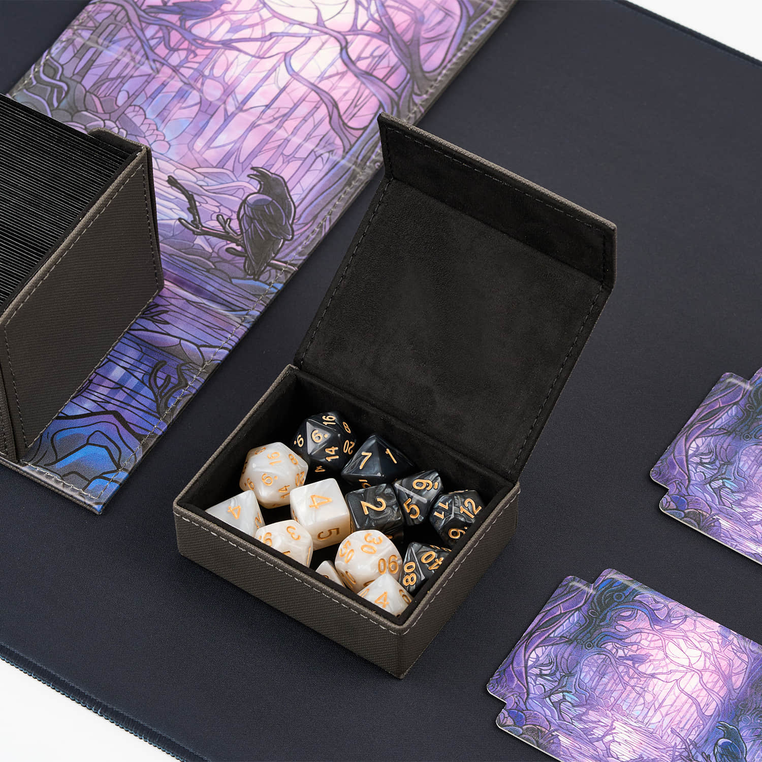 Arcane Fortress - Radiant 100+ Deluxe Deck Vault -BLACK- Decaying Swamp