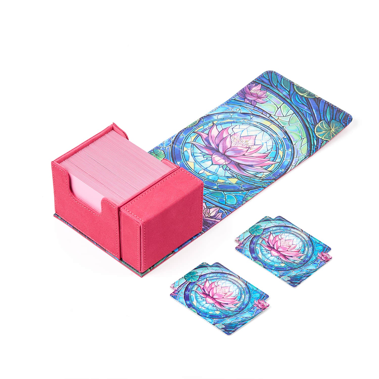 Arcane Fortress - Radiant 100+ Deluxe Deck Vault - PINK- Blossom Grace