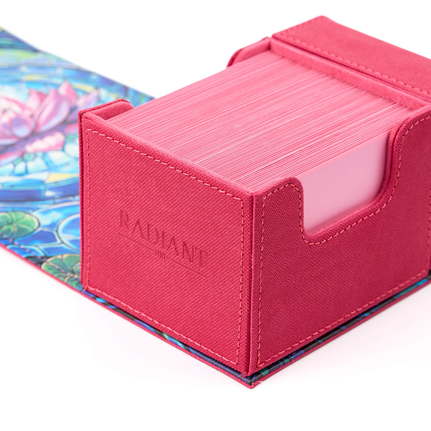 Arcane Fortress - Radiant 100+ Deluxe Deck Vault - PINK- Blossom Grace