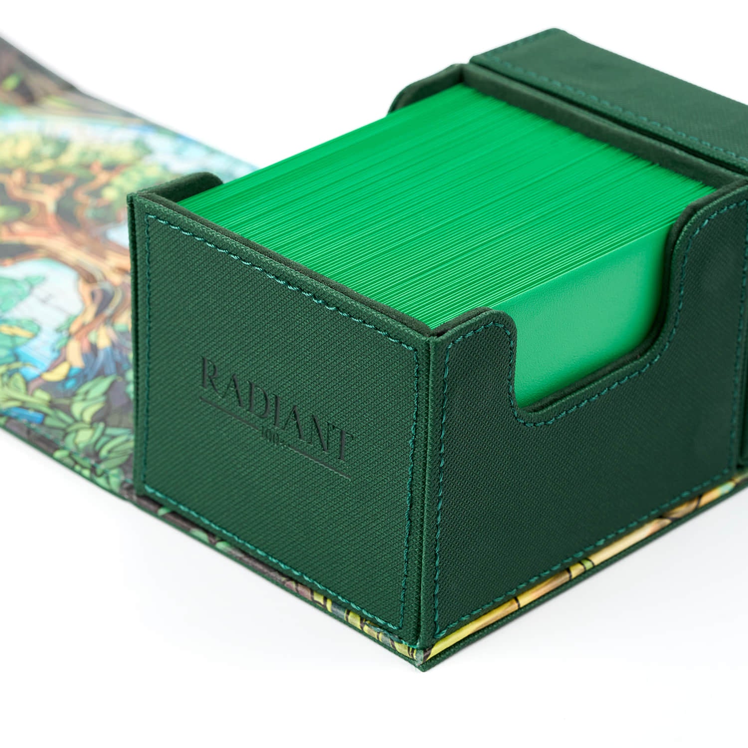 Arcane Fortress - Radiant 100+ Deluxe Deck Vault -GREEN-Mythical Forest