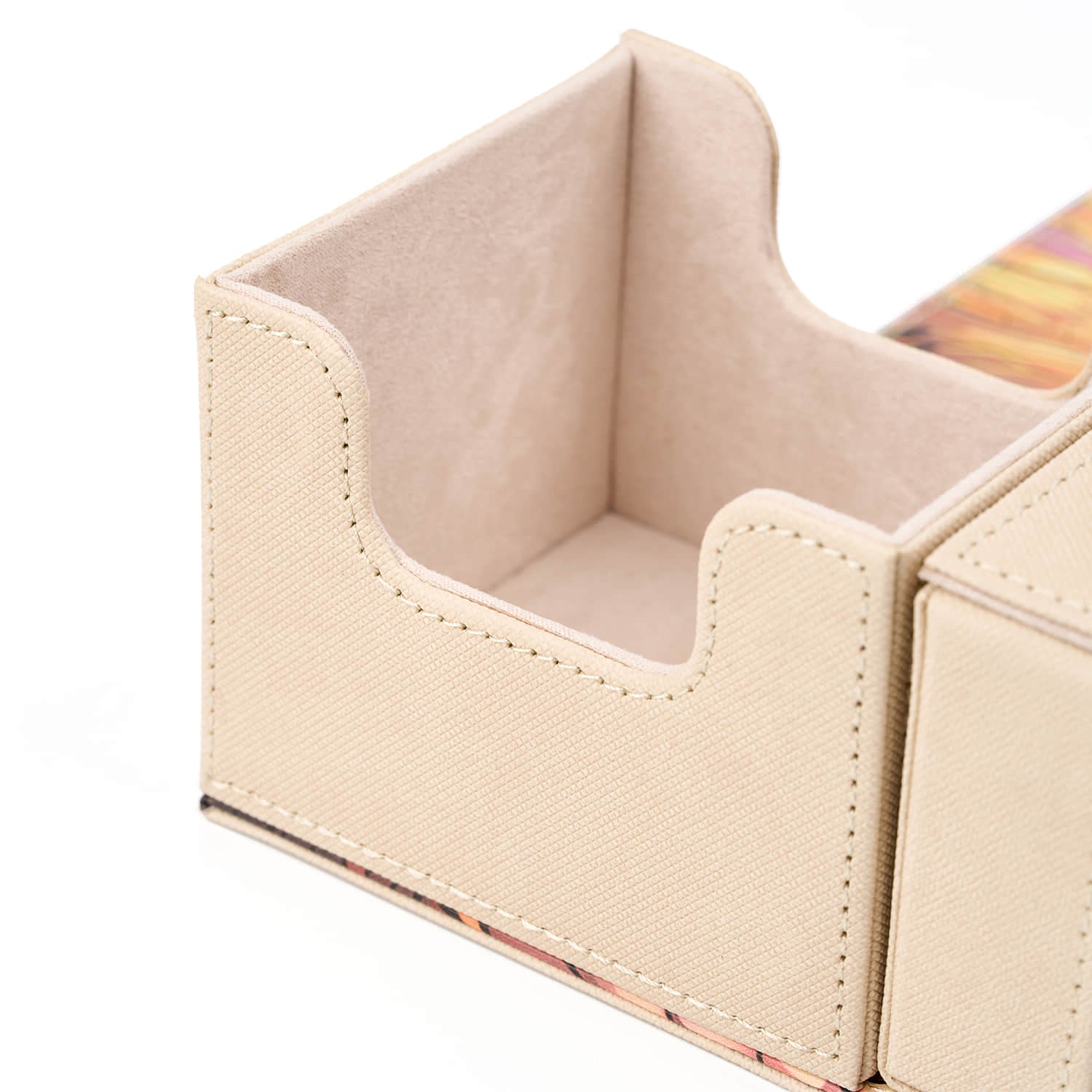 Arcane Fortress - Radiant 100+ Deluxe Deck Vault - WHITE- Golden Plains