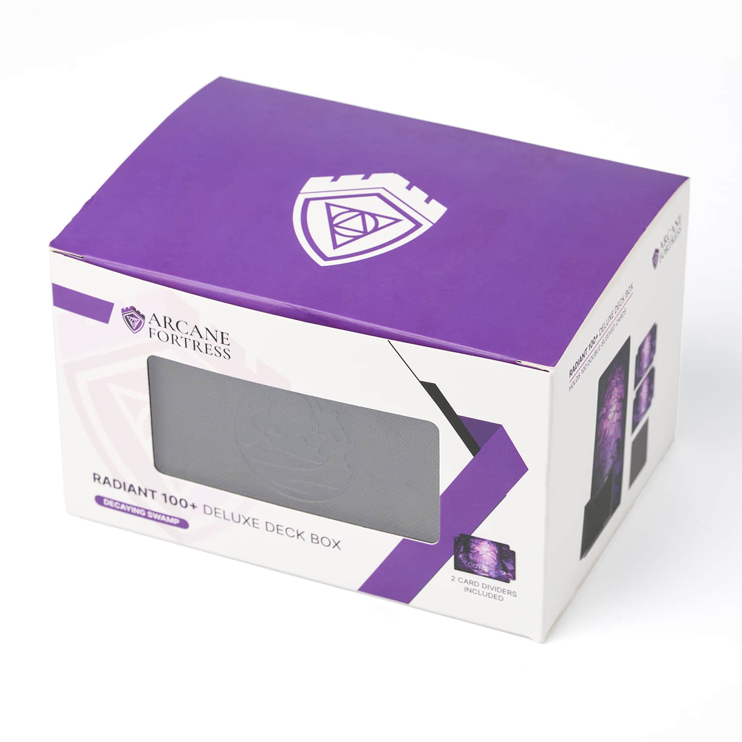 Arcane Fortress - Radiant 100+ Deluxe Deck Vault -BLACK- Decaying Swamp