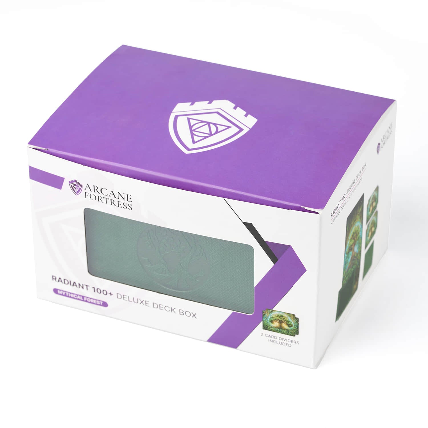 Arcane Fortress - Radiant 100+ Deluxe Deck Vault -GREEN-Mythical Forest