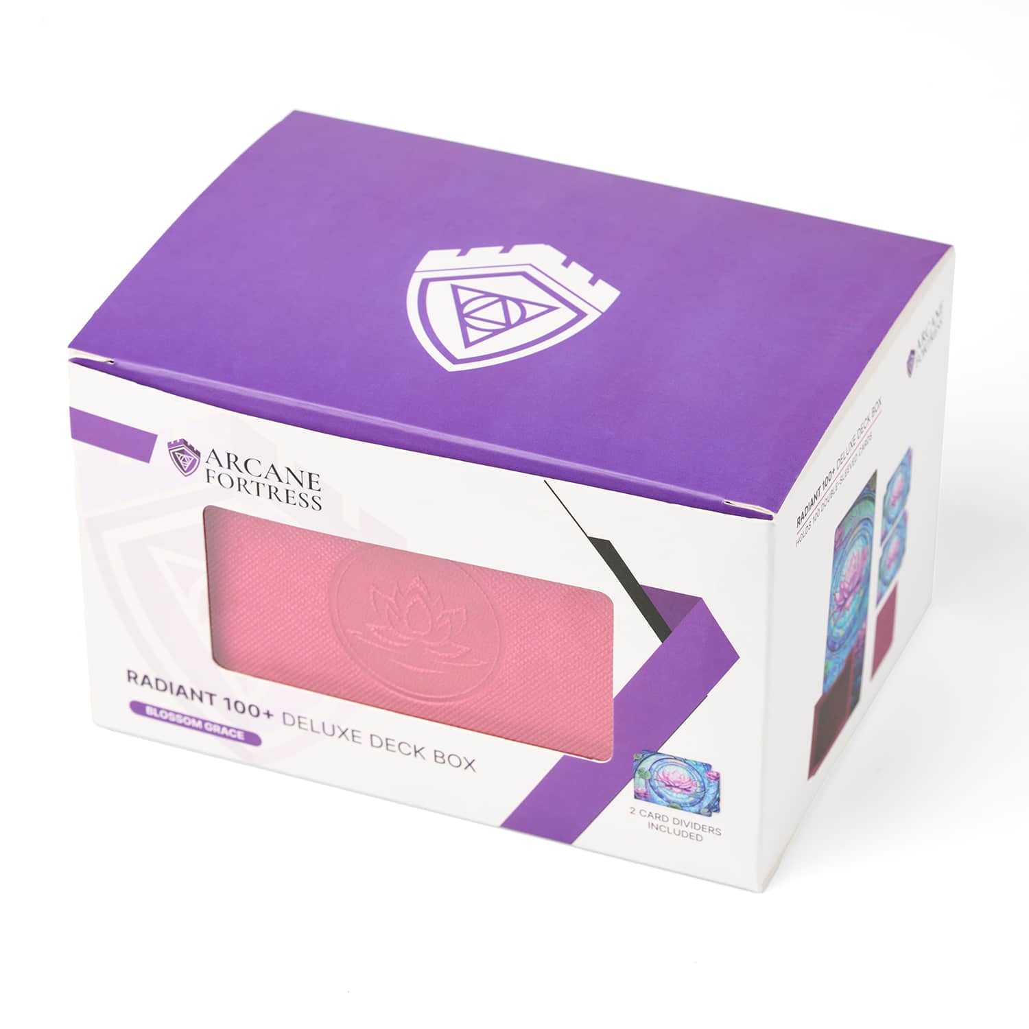 Arcane Fortress - Radiant 100+ Deluxe Deck Vault - PINK- Blossom Grace