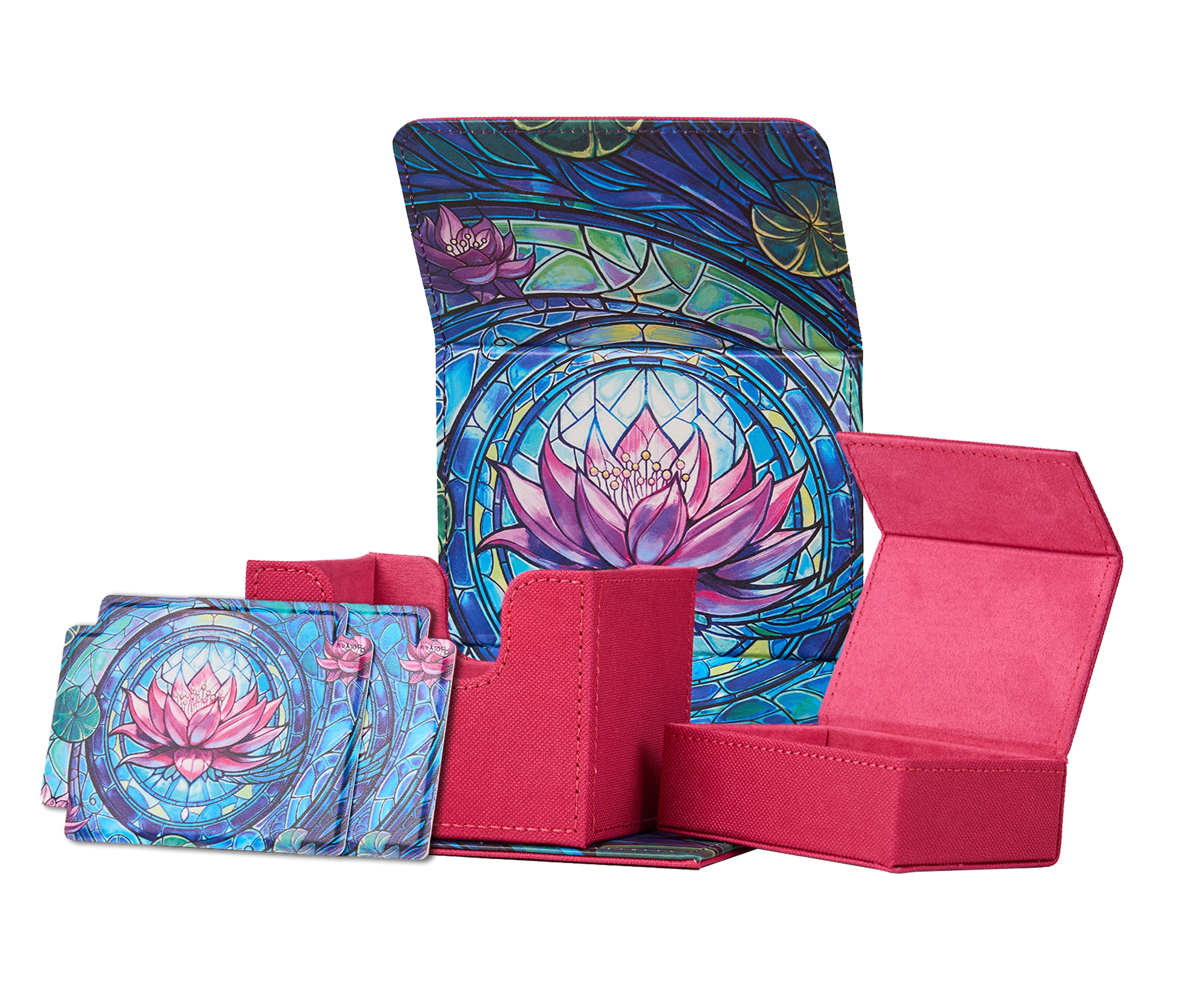 Arcane Fortress - Radiant 100+ Deluxe Deck Vault - PINK- Blossom Grace