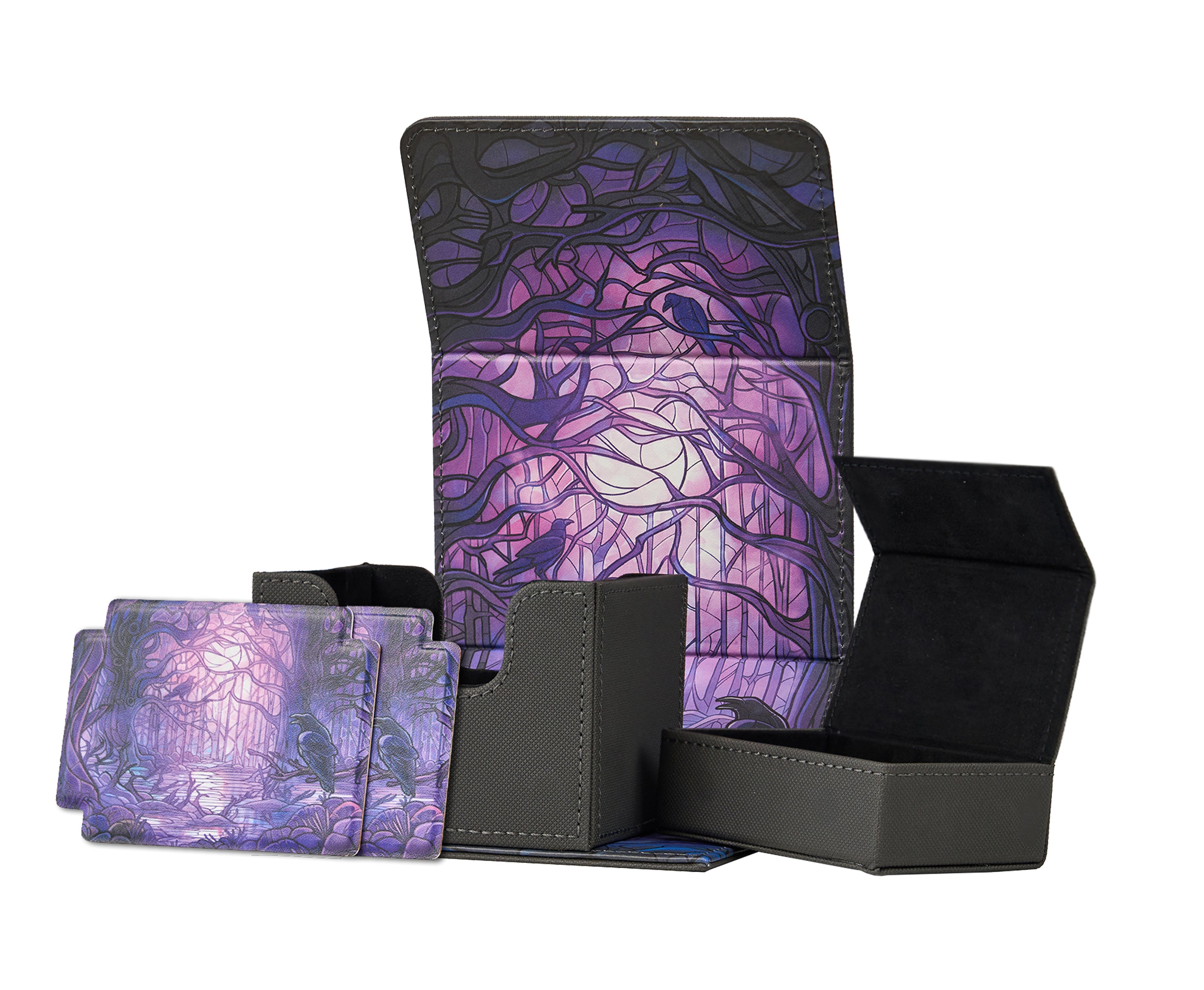 Arcane Fortress - Radiant 100+ Deluxe Deck Vault -BLACK- Decaying Swamp