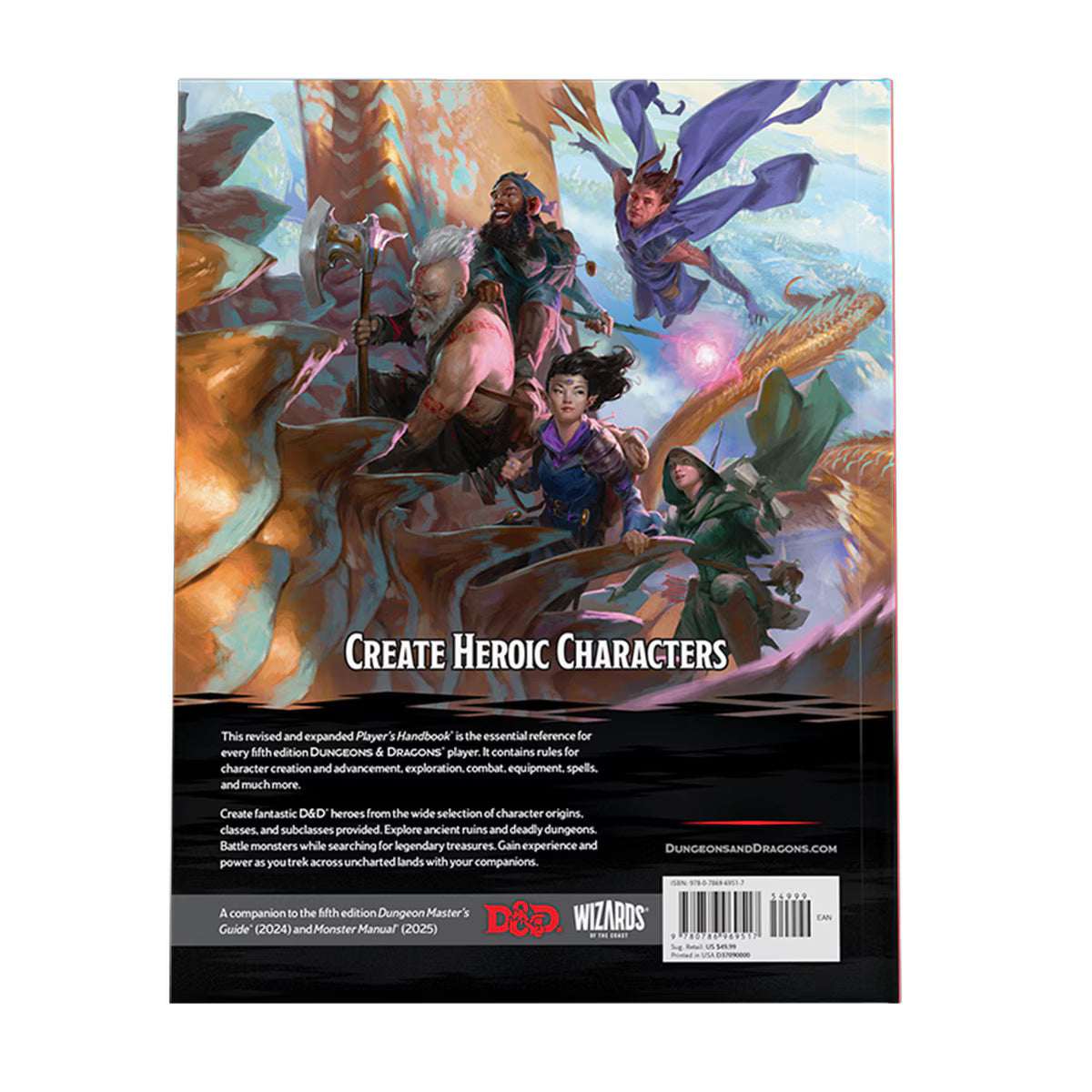 Dungeons & Dragons 2024 - Player's Handbook - WZRD TCG