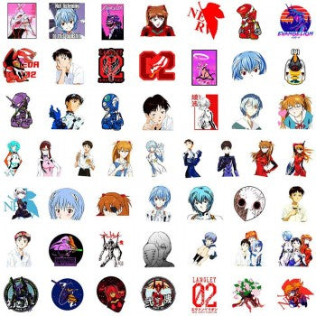 50pcs EVA anime waterproof stickers set