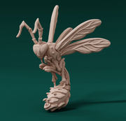 Printed Miniature - Fire Wasp