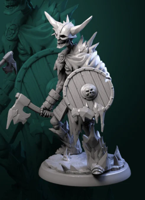 Printed Miniature - Frost Skeletons #3