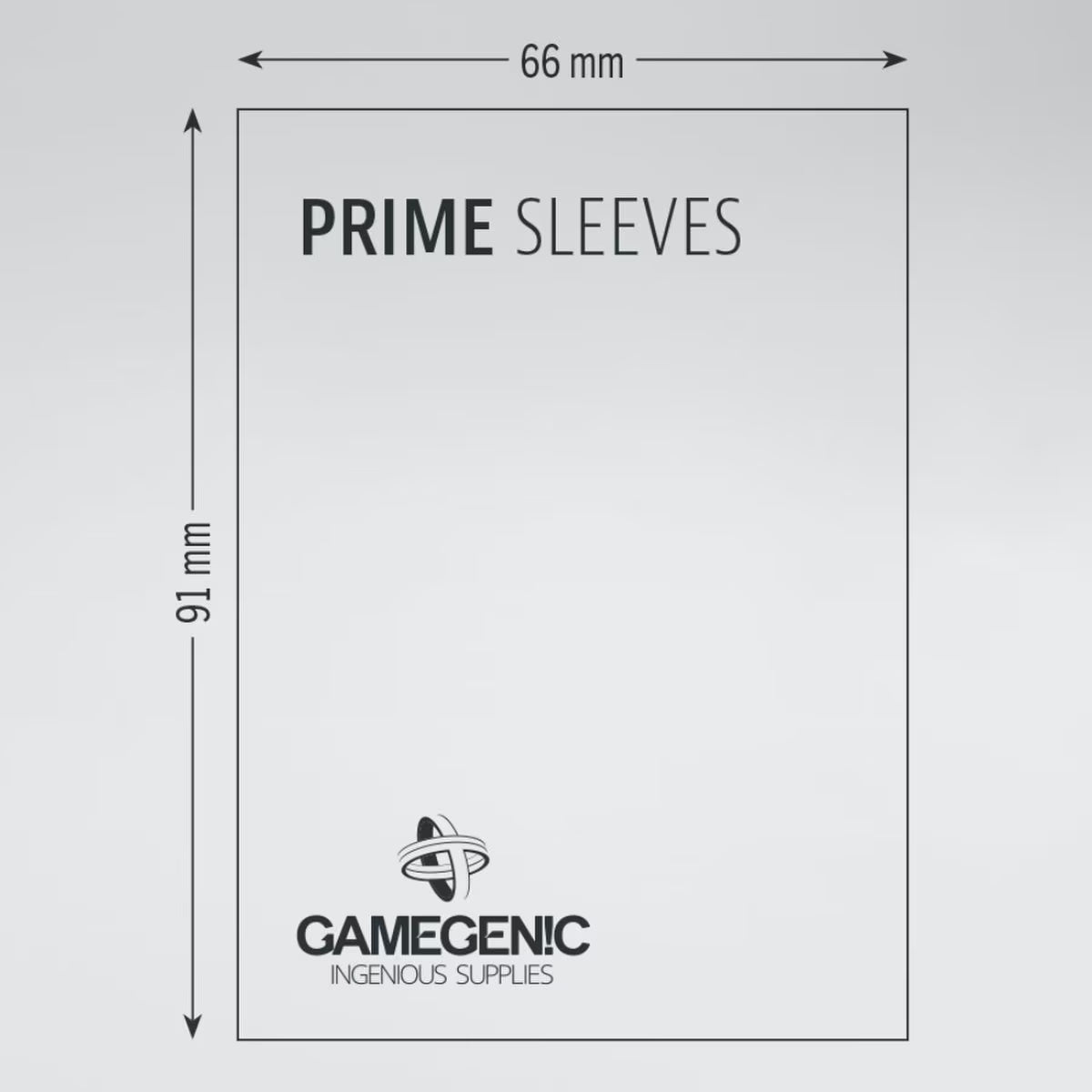 GameGenic - Prime Sleeves: Black (100)