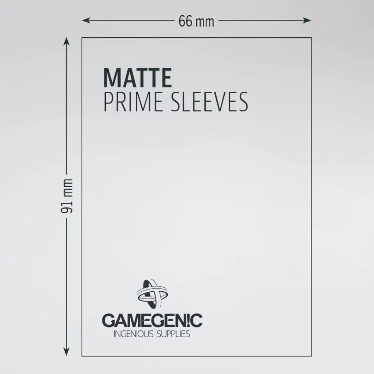 GameGenic - Matte Prime Sleeves: Lime (100)