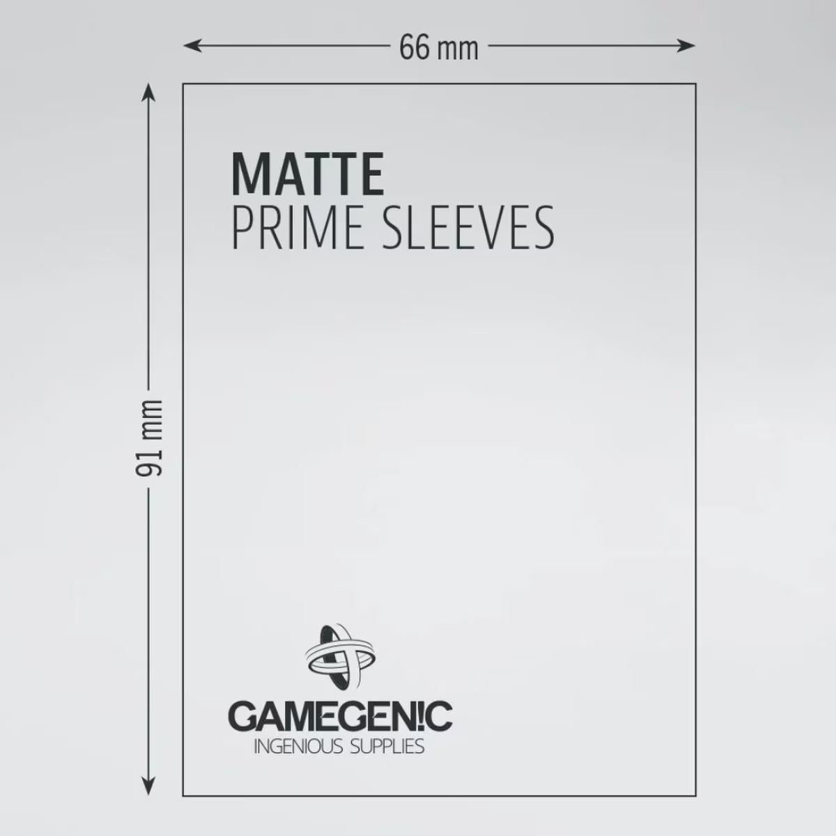 GameGenic - Matte Prime Sleeves: Orange (100)