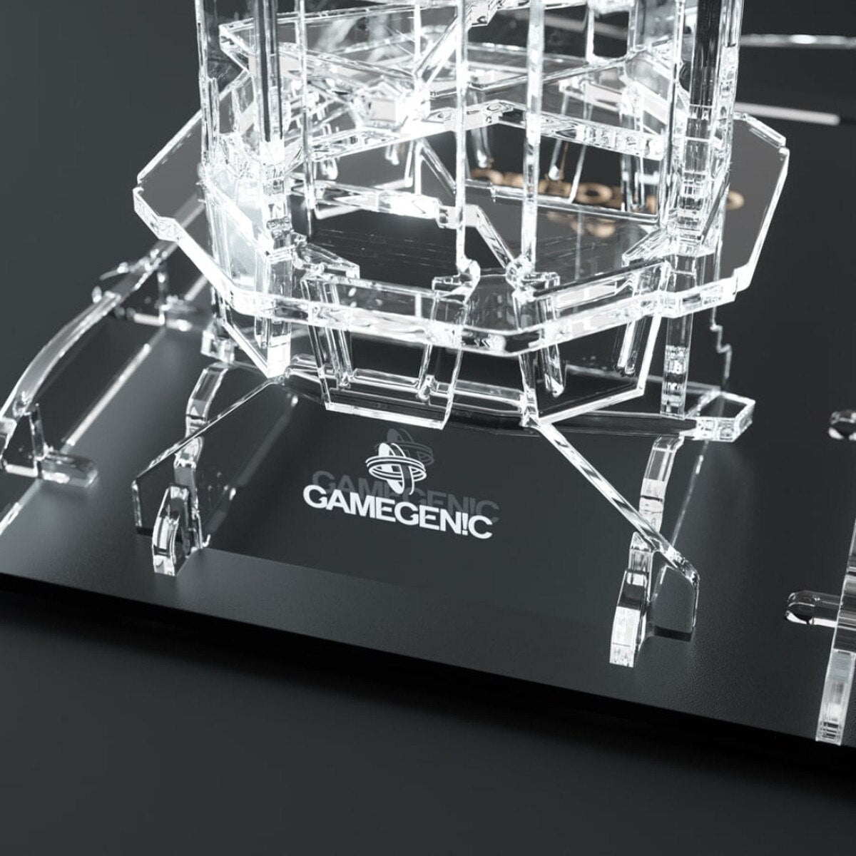 GameGenic - Crystal Twister Premium Dice Tower