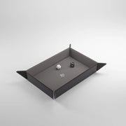 GameGenic - Magnetic Dice Tray Rectangle (Black/Grey)