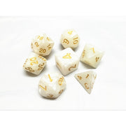 Dice - White Pearl-11 pcs set
