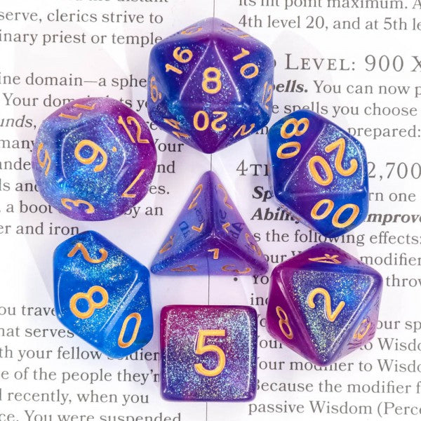 Dice - Blue Enchantress