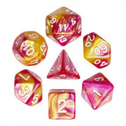 Dice - (Yellow+Rose red) Blend color dice
