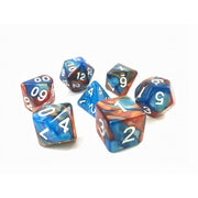 Dice - (Blue+golden) Blend color dice