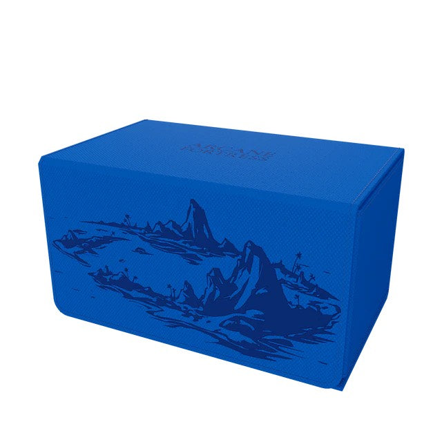 Arcane Fortress - Radiant 100+ Deluxe Deck Vault - BLUE- Emperor of the deep