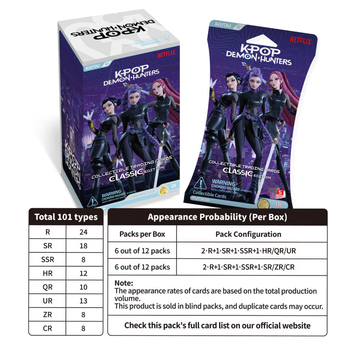 KPop Demon Hunters—Collectible Cards—Classic Edition Blister