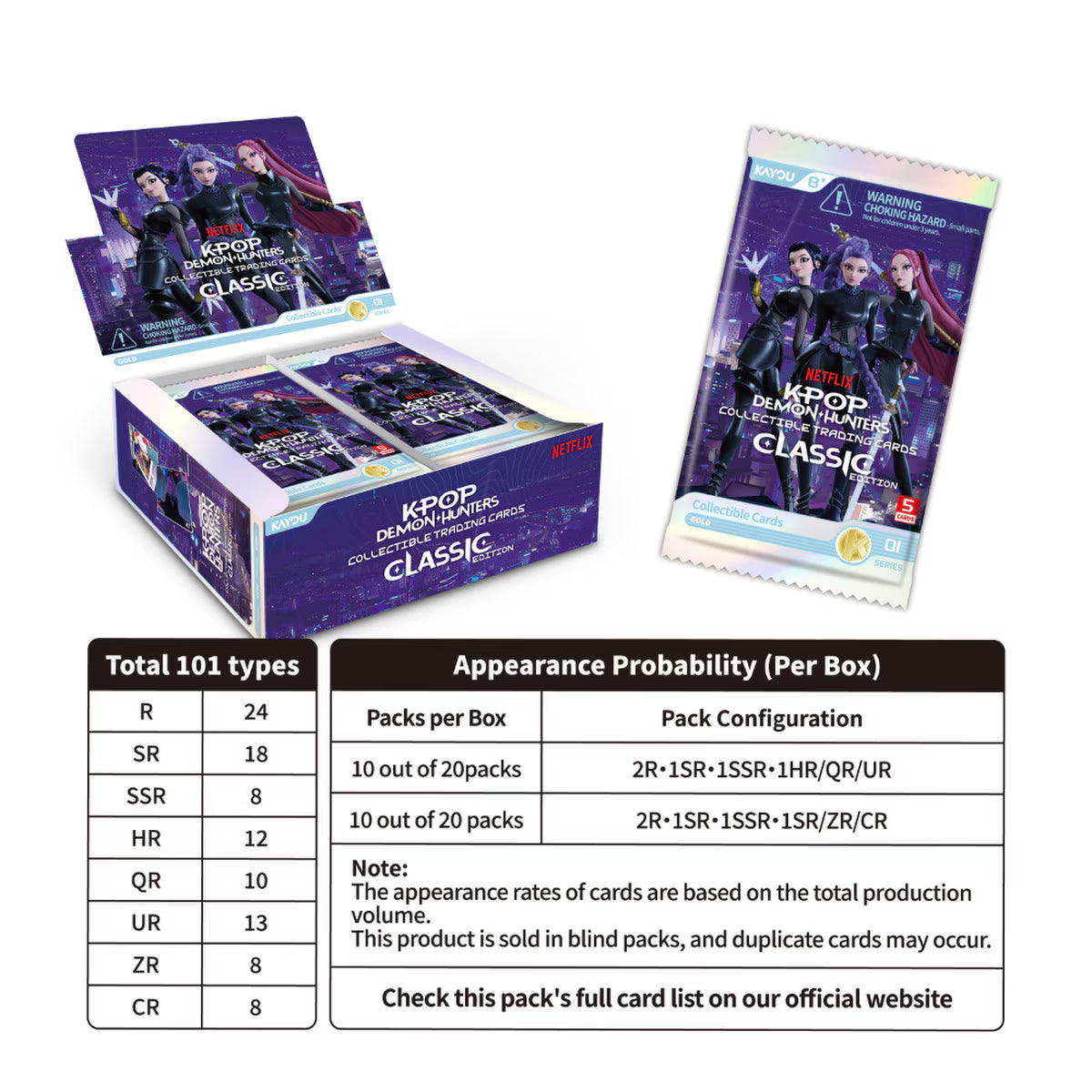 KPop Demon Hunters—Collectible Cards—Classic Edition Booster