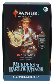 Murders at Karlov Manor - Commander Decks - Blame Game - WZRD TCG