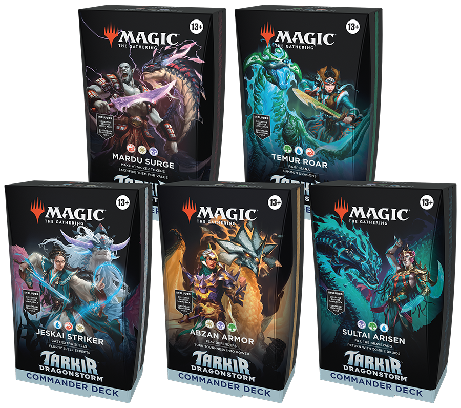Tarkir: Dragonstorm - Commander decks Full Set of 5 decks