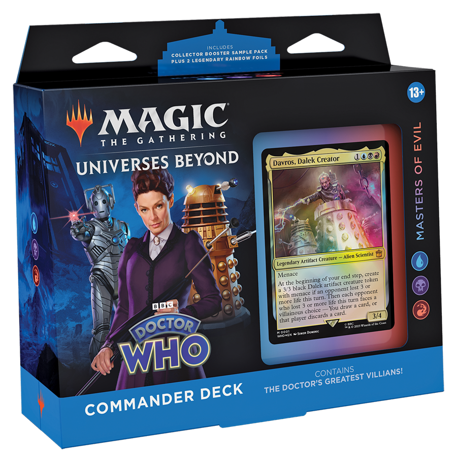Doctor Who - Commander Decks - Masters of Evil WZRD TCG Doctor Who - Commander Decks - Masters of Evil WZRD TCG