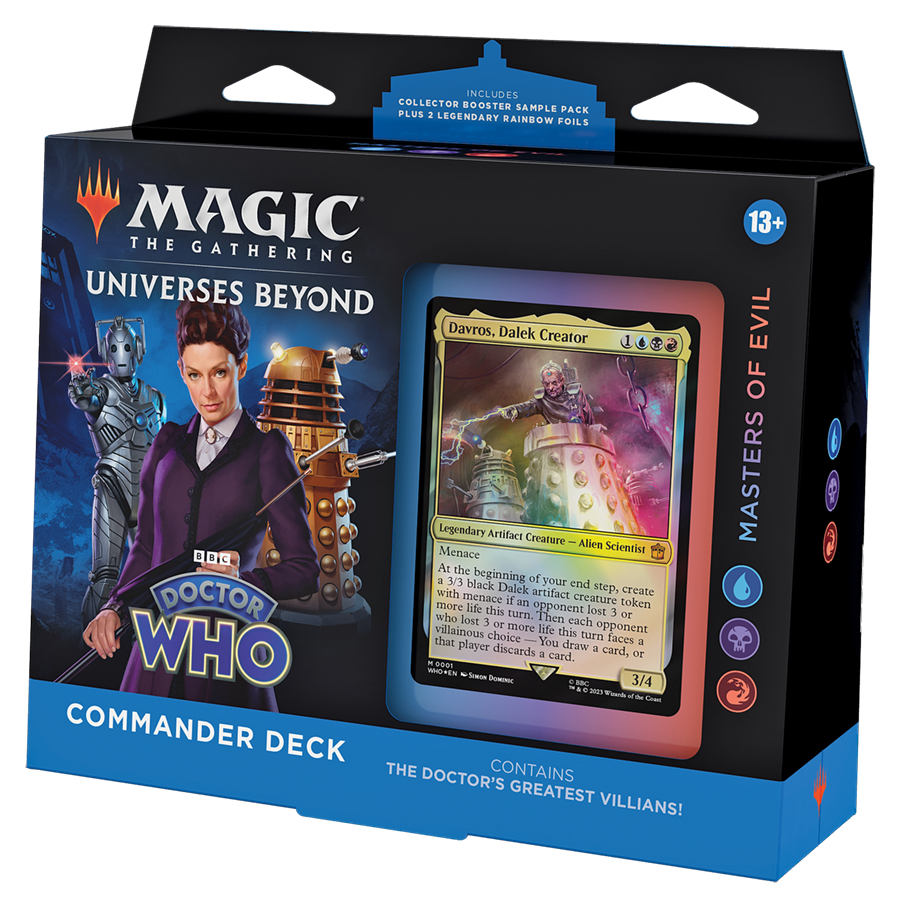 Doctor Who - Commander Decks - Masters of Evil - WZRD TCG