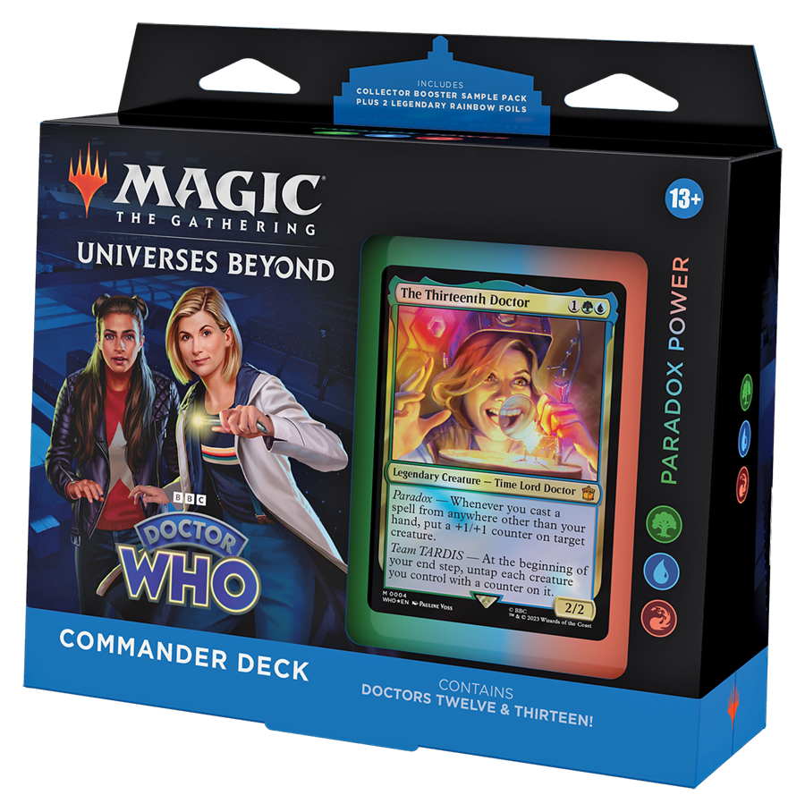 Doctor Who - Commander Decks - Paradox Power - WZRD TCG