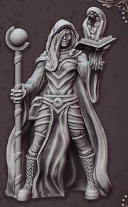 Printed Miniature - Merriam the Sorcerer