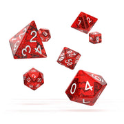 oakie doakie DICE RPG Set Speckled: Red