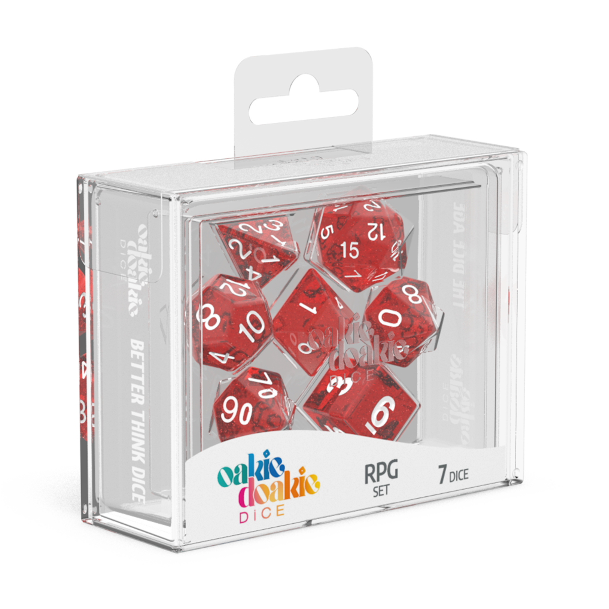 oakie doakie DICE RPG Set Speckled Series (7) - WZRD TCG