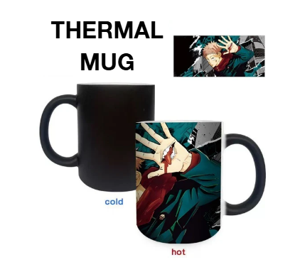 Colour Changing Thermal Mug- Yuji Itadori