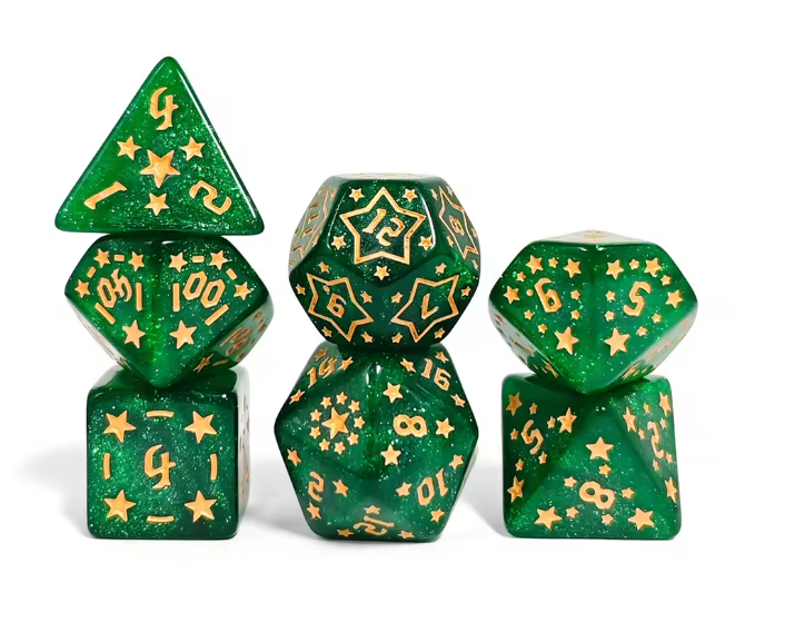 D&D - Star dice - Green - WZRD TCG