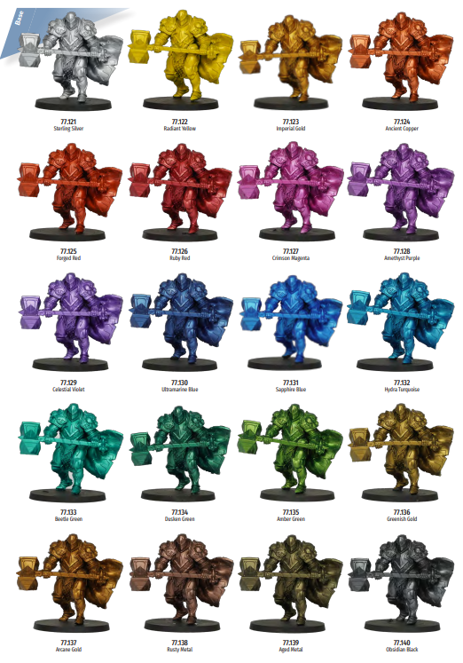 77.130 - Ultramarine Blue  - Vallejo True Metallic Metal (18ml) - Base