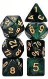 Magic Dice - Colour Swirl - Green/Black