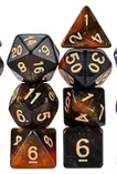Magic Dice - Colour Swirl - Gold/Black
