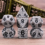 Grey Granite Dice Set