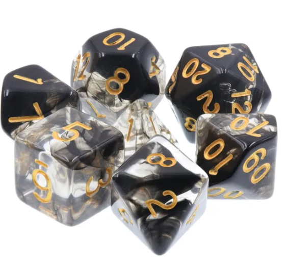 Dark Cloud Dice Set