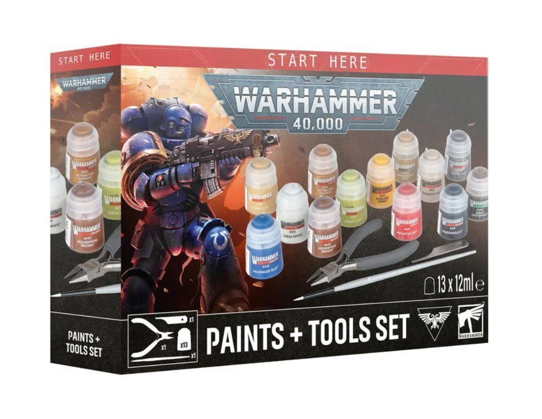 40k Paints + Tools