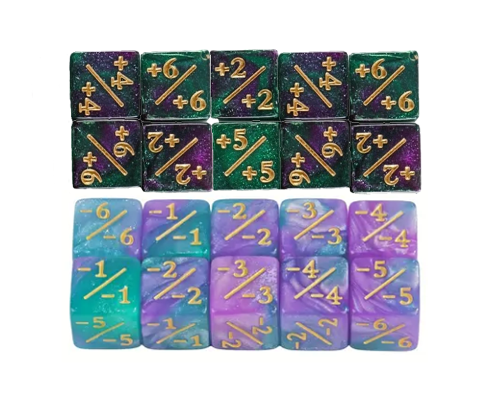 MTG - Standard Counter Dice Set 4 - WZRD TCG