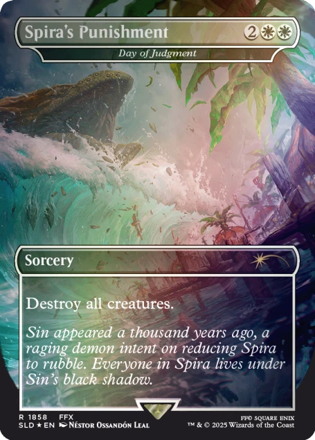 Secret Lair - Final Fantasy - Game Over Rainbow Foil - WZRD TCG