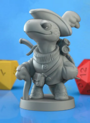 Printed Miniature - Turtle Sailor